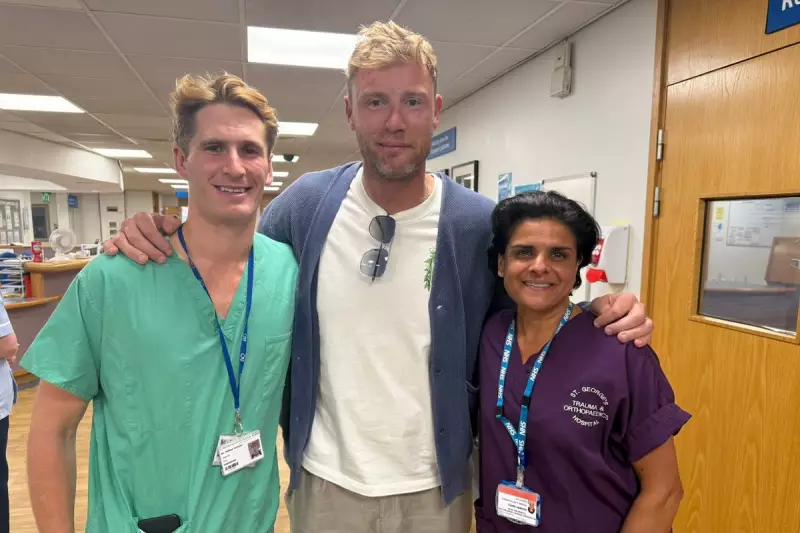 Andrew Flintoff Praises NHS Heroes After Car Crash Recovery