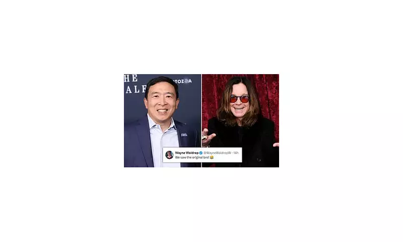 Andrew Yang's Awkward Ozzy Osbourne Tribute Goes Viral – 'Wrong Rock Legend!'