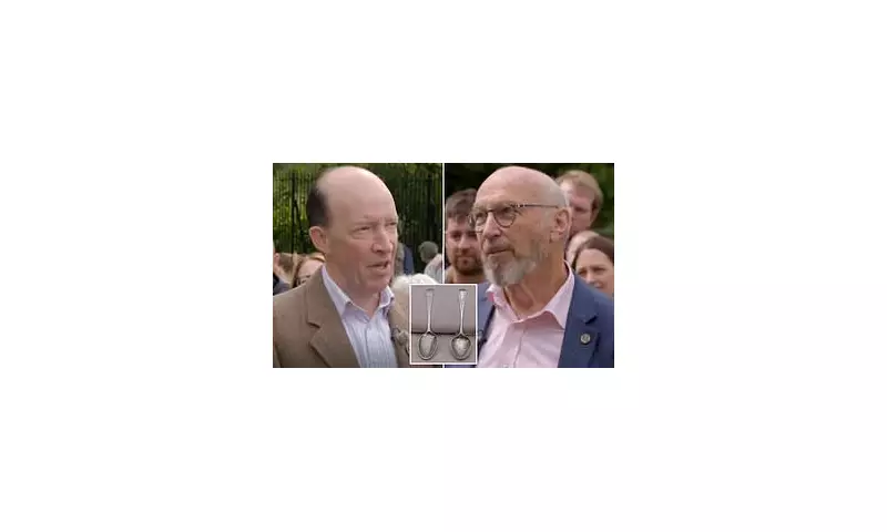Antiques Roadshow Expert Stunned by Rare Gold-Dusted Silverware Find