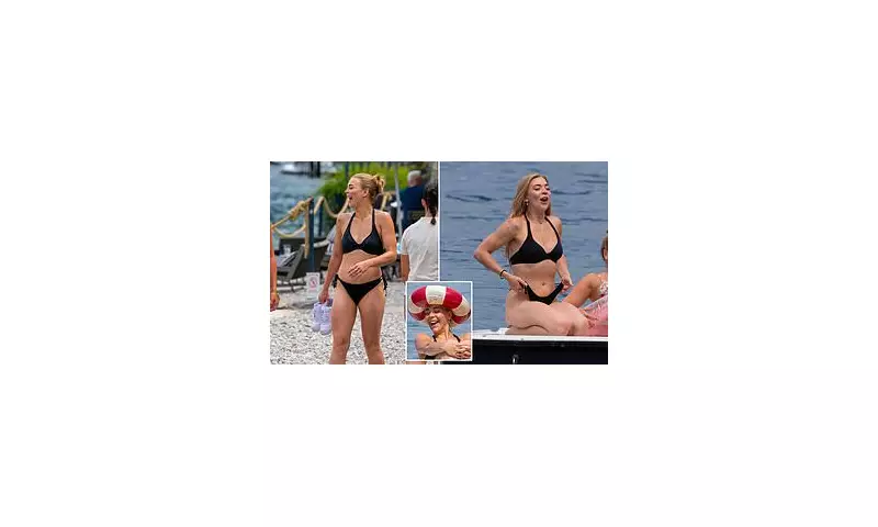 Becky Hill Stuns in Bikini During Lavish Lake Como Hen Do