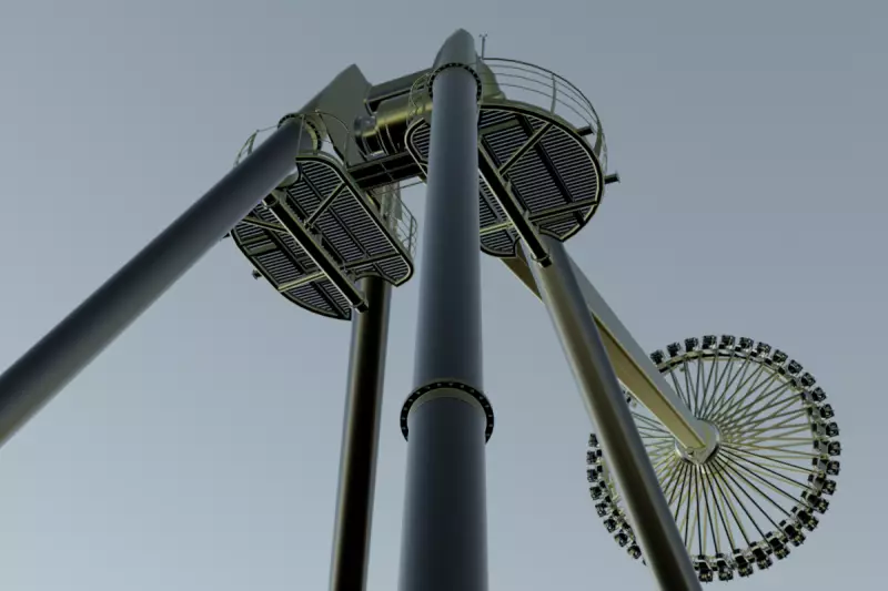 Blackpool Pleasure Beach Unveils Record-Breaking Rollercoaster – The Tallest in the UK!