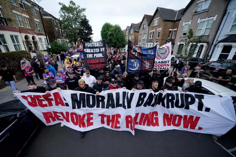Crystal Palace Fans Protest Potential Europa League Demotion – What’s Behind the Fury?