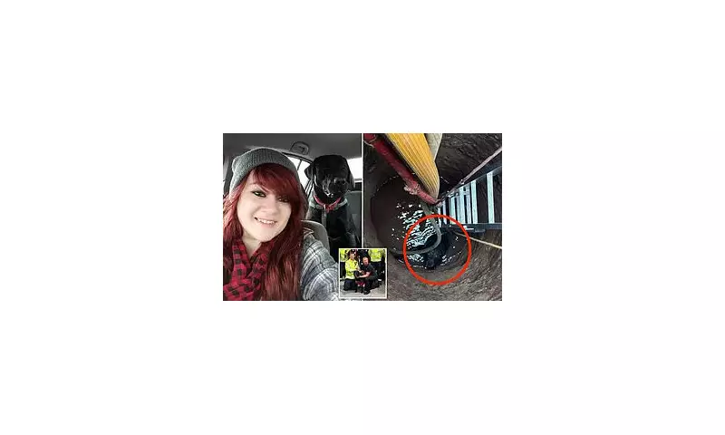 Daring Rescue: Firefighters Save Labrador Trapped in 18ft Deep Hole