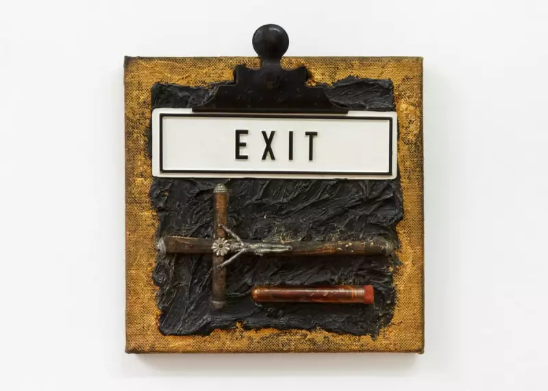 Derek Jarman's 'Black Paintings' Exhibition Opens at Amanda Wilkinson Gallery