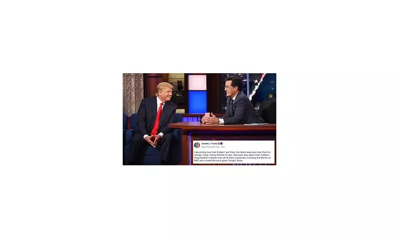 Donald Trump Blasts Stephen Colbert Over 'Firing' Comments in Fiery Truth Social Rant
