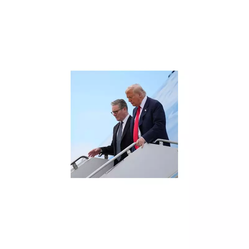 Donald Trump's Controversial UK Visit: Journalist Mikey Smith Follows Ex-President Amid Protests