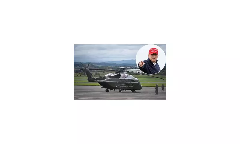 Donald Trump's Scotland Visit: Military Helicopter Spotted in Ayrshire Amid Tight Security Preparations