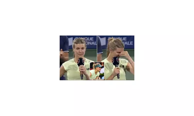 Emotional Eugenie Bouchard Breaks Down in Tears After Shock Retirement at US Open