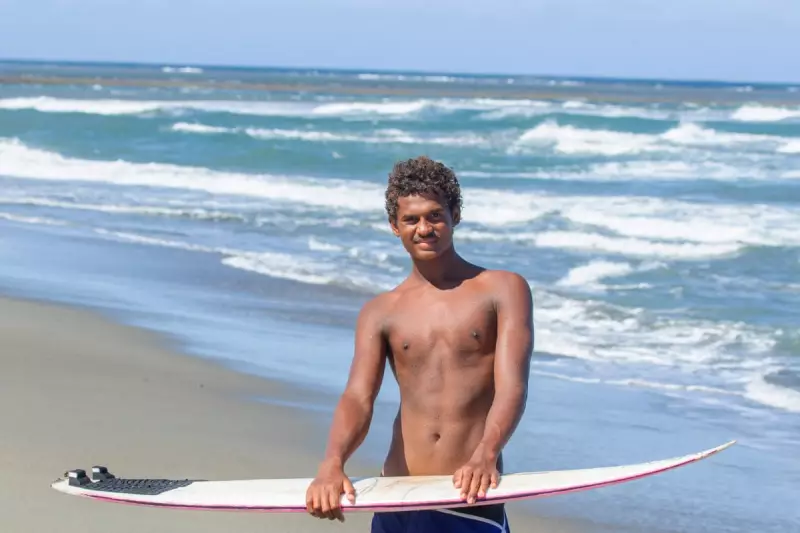 Fiji's Pro Surfer James Kusitino Conquers Cloudbreak's Monster Waves