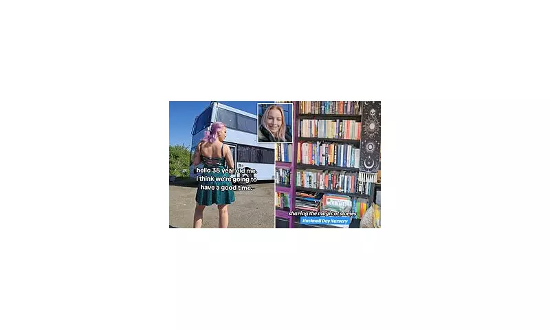 From House to Double-Decker Dream: How One Woman Transformed a Bus into a Cosy Home with a Library