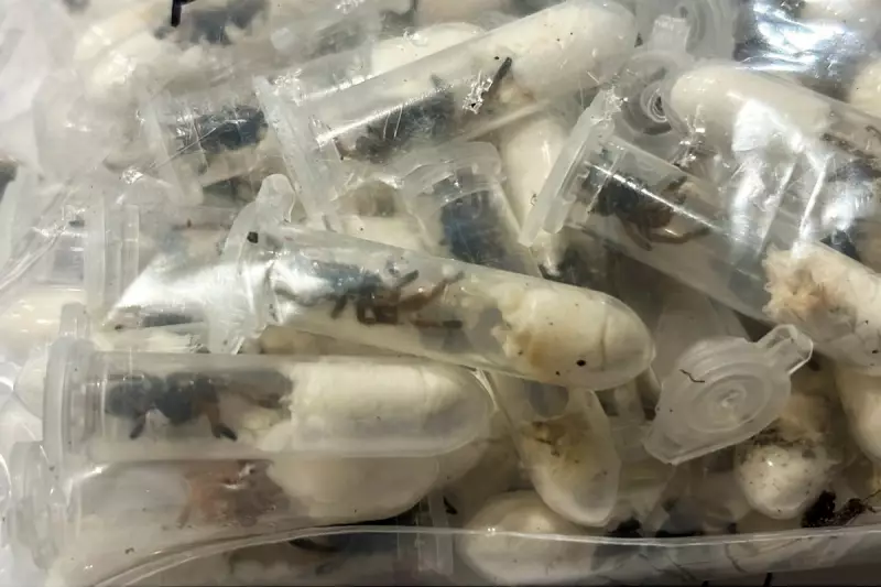 German Customs Foil Bizarre Smuggling Attempt: Tarantulas Hidden in Chocolate Sponge Cake