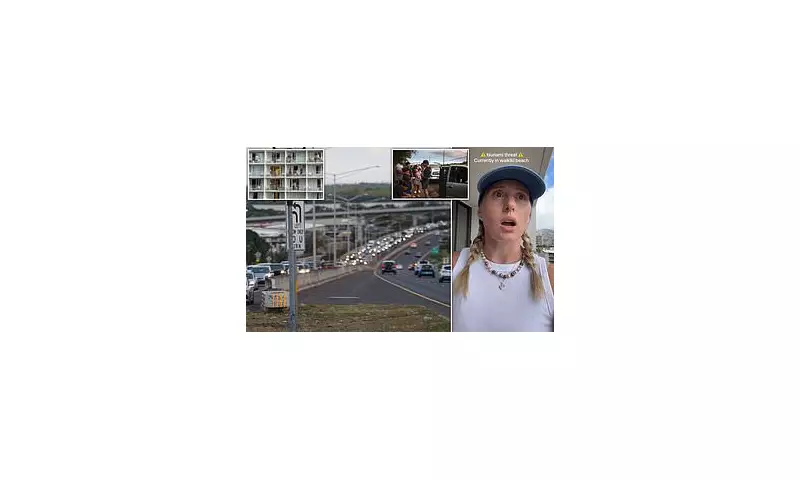 Hawaii Tsunami Panic: Traffic Chaos as Residents Flee to Higher Ground