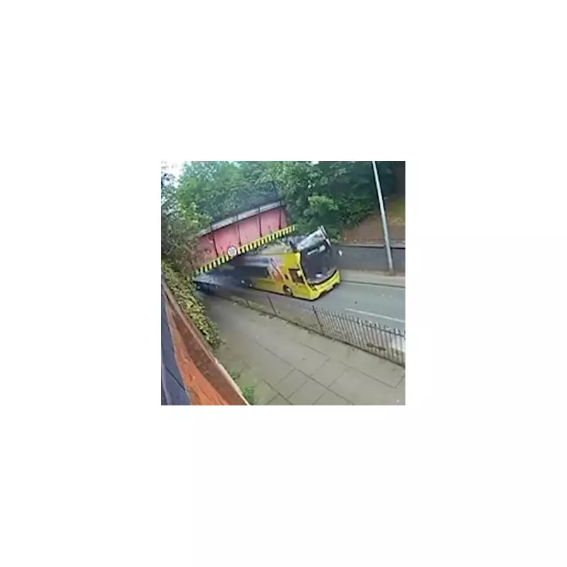 Horror Bus Crash in Eccles: Shocking Dashcam Footage Captures the Moment