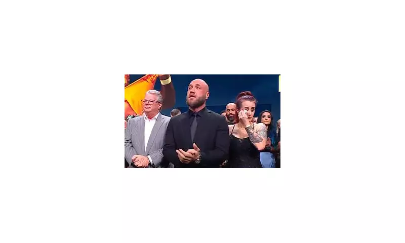 Hulk Hogan's Heartbroken Son Nick Joins WWE Stars in Emotional Tribute on Monday Night Raw