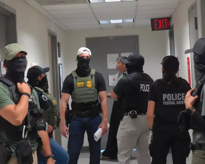 ICE Agents Wearing Masks Spark Controversy Over Immigration Tactics
