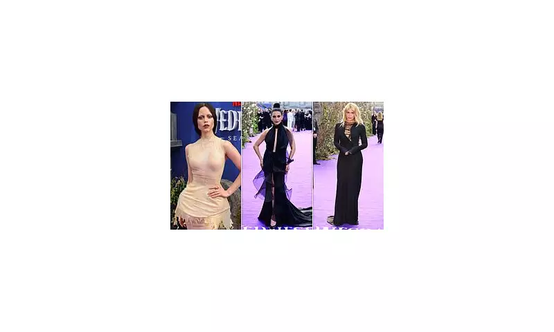 Jenna Ortega Stuns Alongside Catherine Zeta-Jones & Billie Piper at 'Wednesday' Season 2 Premiere in London