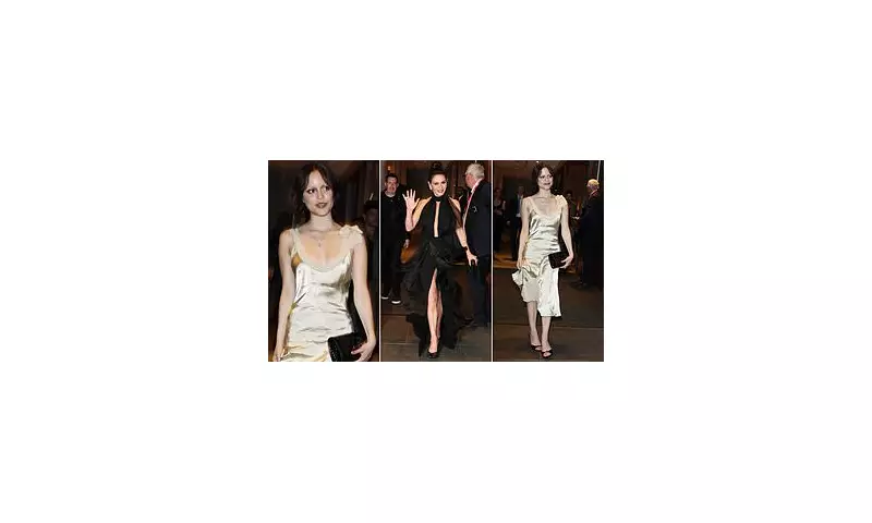 Jenna Ortega Stuns in Sleek Champagne Gown at 'Wednesday' Premiere Alongside Catherine Zeta-Jones