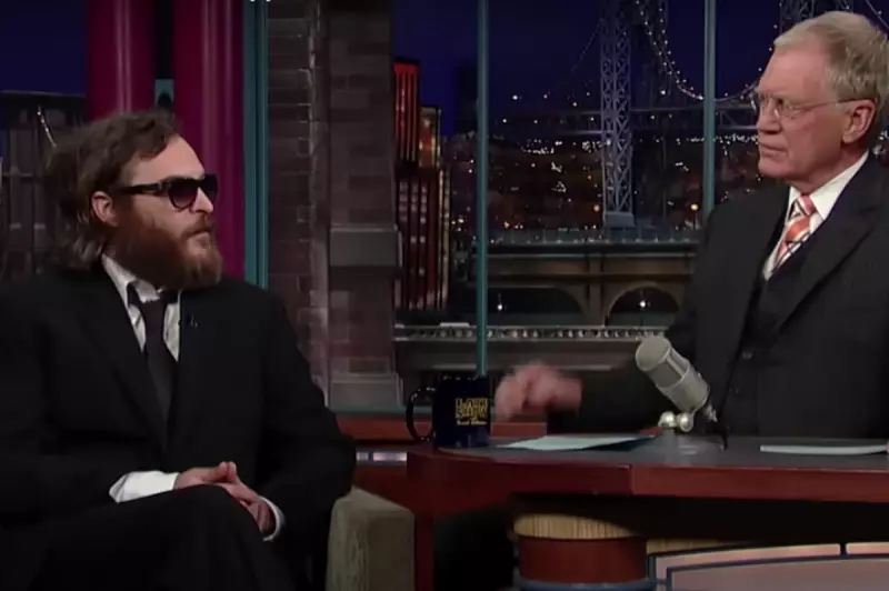 Joaquin Phoenix's Awkward Interview with David Letterman Goes Viral – Watch the Hilarious Moment