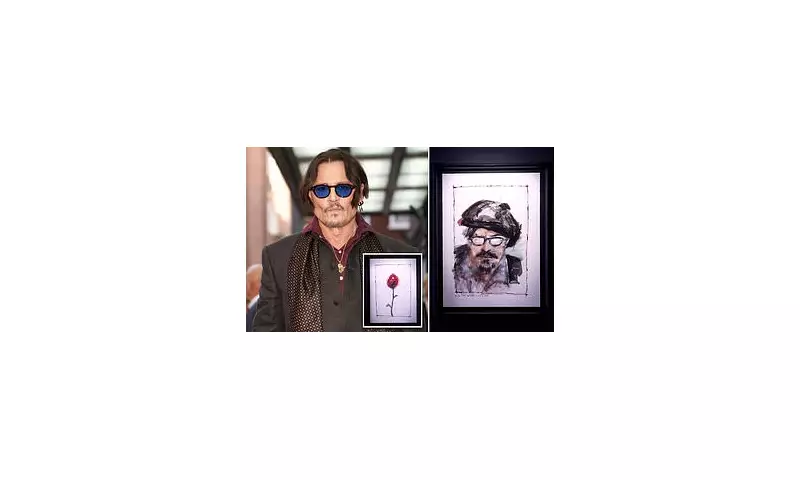 Johnny Depp Stuns London with Bold New Art Exhibition – See the Pics!
