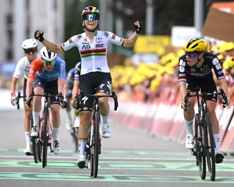 Kim Le Court Secures Yellow Jersey in Thrilling Tour de France Femmes Stage Five
