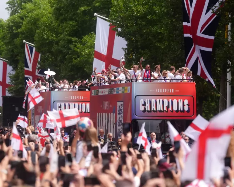 Lionesses Triumph: England Fans Celebrate Historic Euros Win in London