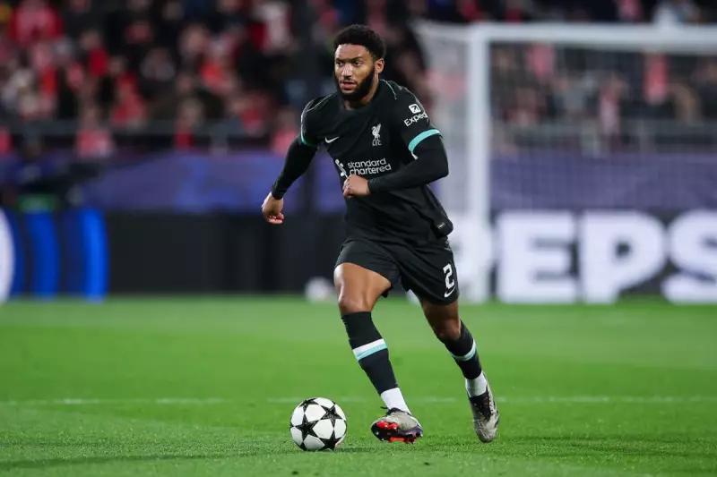 Liverpool's Defensive Crisis Deepens as Joe Gomez Suffers Injury Blow