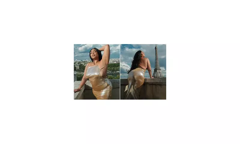 Lizzo Stuns in Paris with Braless Metallic Gown and Flaunts Weight Loss