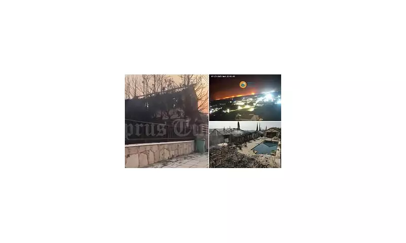 Luxury Villas in Cyprus Engulfed by Wildfires: Missing Feared Burnt Alive