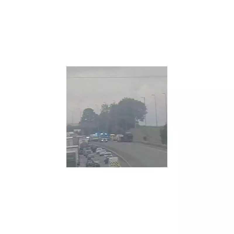 M6 Motorway Chaos: Multi-Vehicle Crash and Fire Cause Major Delays – Live Updates