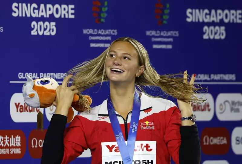 McIntosh, Marchand, and Popovici Shine with Gold at World Championships