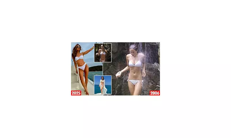 Myleene Klass Stuns in White Bikini, Reviving Iconic 'I'm A Celeb' Jungle Moment