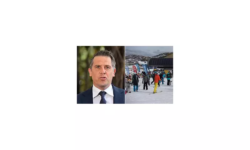 NSW Minister Ryan Park Collapses During Snowy Mountains Speech – Shocking Footage Emerges