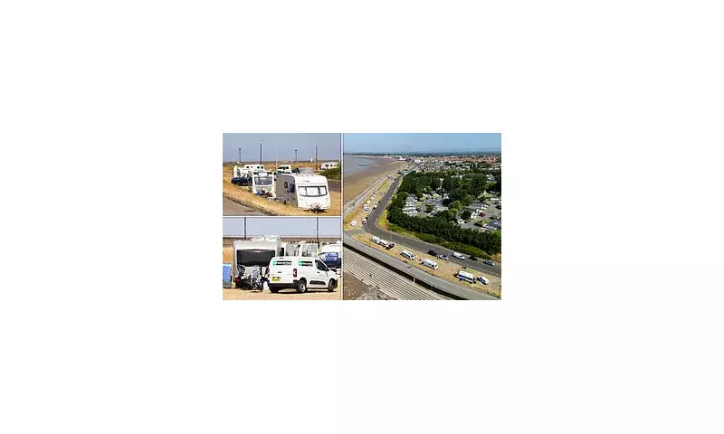 Outrage in Seaside Town as Travellers Leave Piles of Rubbish and Dirty Nappies