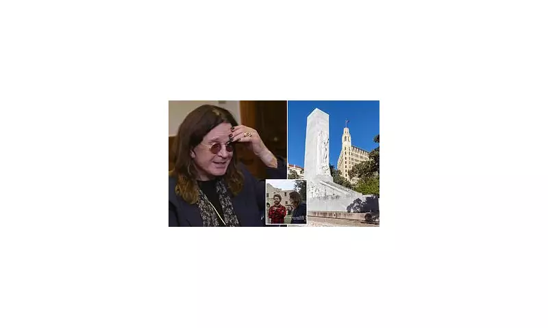 Ozzy Osbourne's Unlikely Tribute: War Memorial Incident Forgotten as He Pays Respects