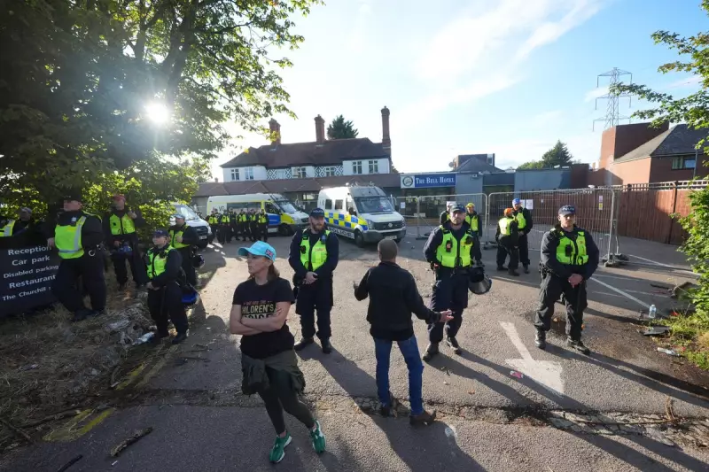 Police Clash with Protesters at Essex Hotel Over Asylum Seeker Accommodation