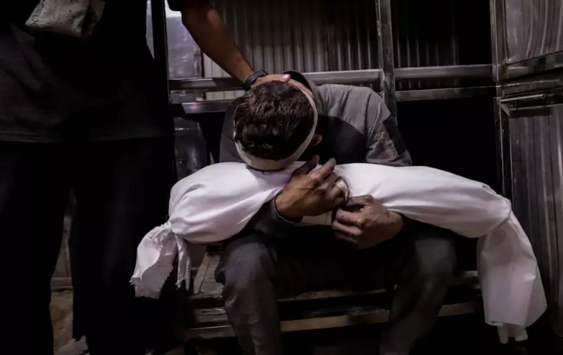 Protests, Fires, and a Child's Funeral: A Day of Turmoil and Grief in Photos