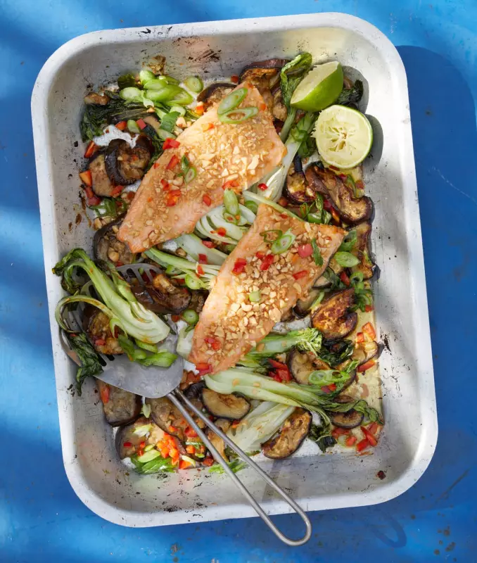 Quick & Easy Miso Trout with Aubergine & Pak Choi: A Flavour-Packed Recipe