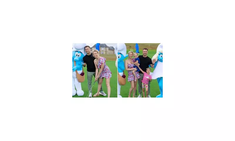 Rachel Riley Stuns in Leggy Display During Family Outing with Husband Pasha Kovalev