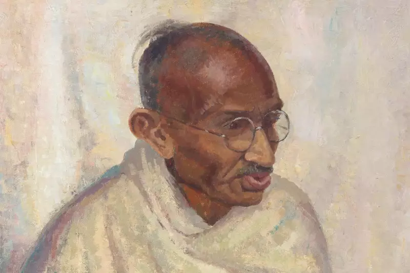 Rare Oil Portrait of Gandhi by Clare Leighton Heads to Auction at Bonhams