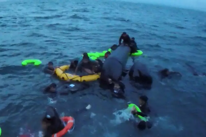 RNLI Rescues Migrants in Small Boats: Heroic Efforts in the Channel