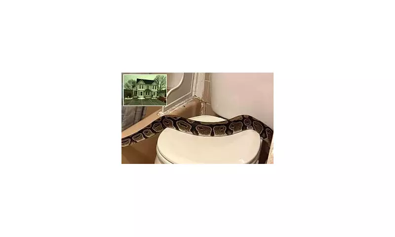 Shocking Discovery: New Hampshire Woman Finds Python Lurking in Her Toilet!