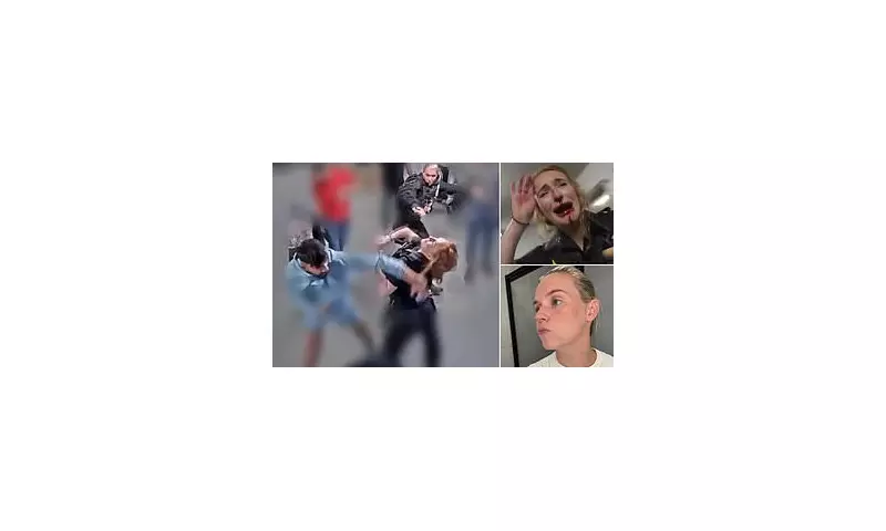 Shocking Footage Shows Police Officers Punching Women at Manchester Airport