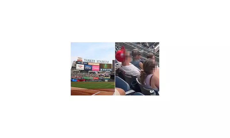 Shocking Moment Baseball Fans Caught in Lewd Act at Yankee Stadium – Viral Video Sparks Outrage