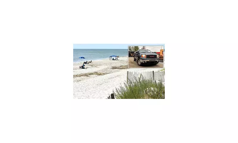 Shocking Moment: Girl Sunbathing on Moving Pickup Truck at North Carolina Beach Sparks Outrage
