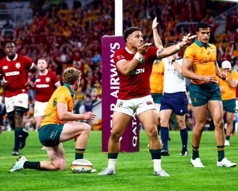 Sione Tuipulotu Shines as British & Irish Lions Dominate Wallabies in Thrilling Second Test