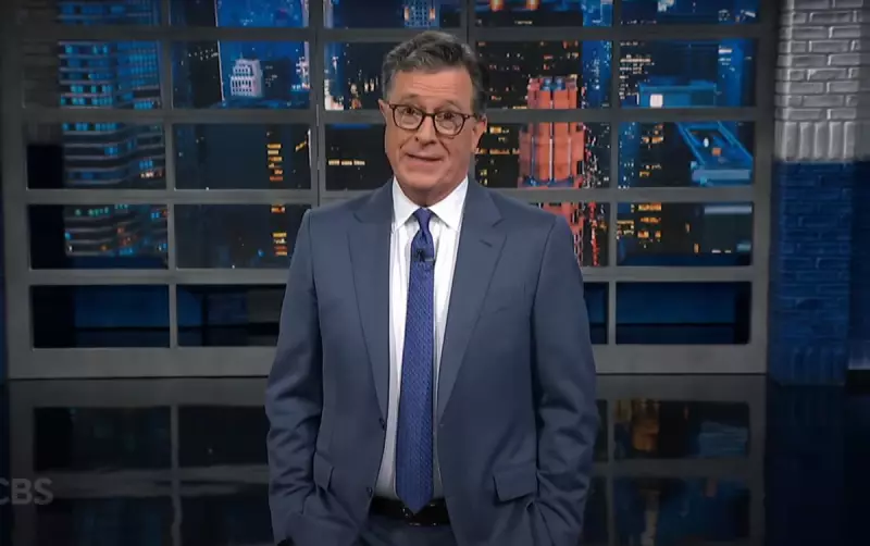 Stephen Colbert Mocks Trump Over Epstein Flight Logs in Scathing Late Show Monologue