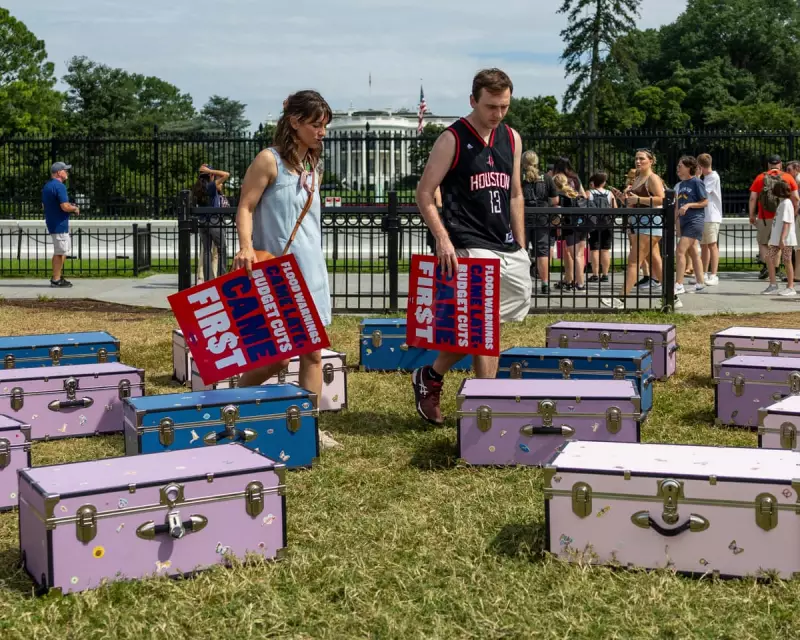 Texas Flood Victims March on Washington in Desperate Plea Over Climate Crisis