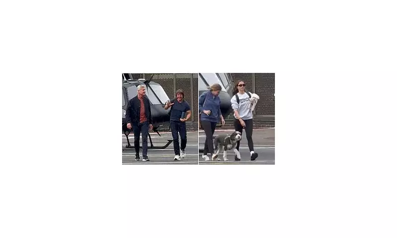 Tom Cruise, 63, Beams with Joy as He Lands in London with Ana de Armas, 37, and Their Beloved Dogs