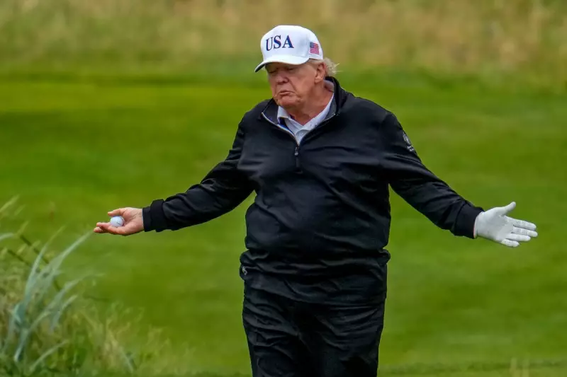 Trump Accused of Cheating at Golf During Scotland Visit – Shocking Video Emerges