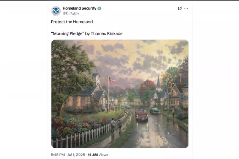 US Government Spends $10,000 on Thomas Kinkade Painting for DHS Office – Critics Slam 'Wasteful' Spending